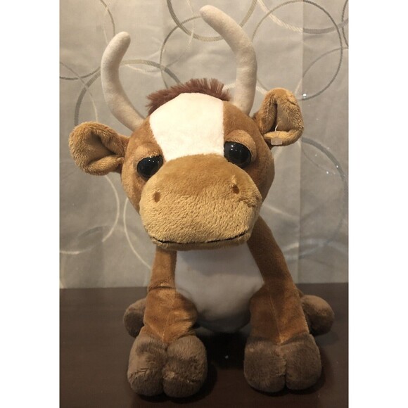 Texas Products Longhorn Plush Stuffed Animal Cow Steer Toy Brown HTF Rare - Picture 2 of 10